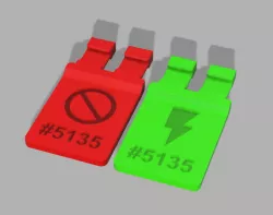Battery indicator for frc battery