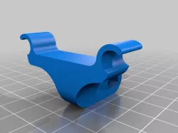 Bike saddle light support with Hex screw