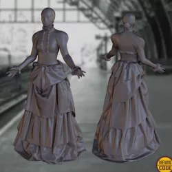 BKGmodel 1890s Lady B