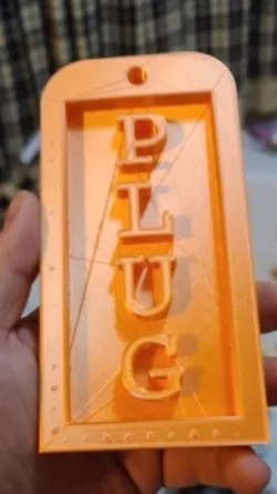 Boat Plug tag - Reminder to put plug in boat