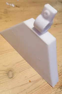 Coffee filter holder for bar mount.