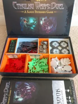 Cthulhu Wars: Duel Organizer and Insert - plus bling! 