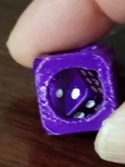 Dice inside a cube