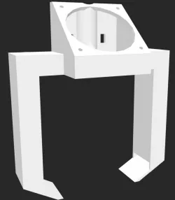 Ender 3 v2 parts cooler duct TRON-edition