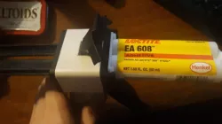 Epoxy gun faceplates for different cartridge sizes