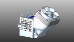 Fan duct 40x40 to 50x50 5010 Geeetech A10 A10M A10T A20 A20M A20T A30 A30M A30T