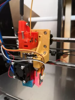 Flex3drive + E3d_v6 + bltouch mount for Anet A8
