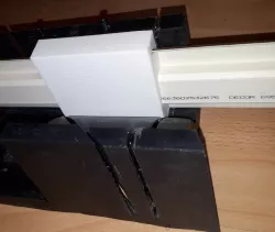 Floor coving decor bar cutter for mitre box
