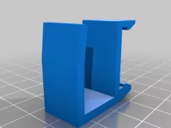 Fluorescent Lamp Holder for wall shelf (16mm) (w/source)