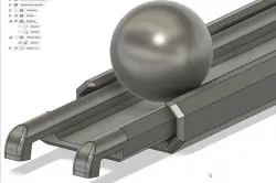 Gravitrax extendable rail track 180mm to 310mm ausziehbare Schiene