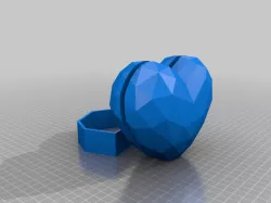 Heart with void for small gift