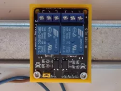 HL-52S 2 relay module DIN rail mount