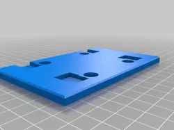 Holder for Hitachi bit box for Biltema peg board