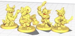 Kobold party 01 tabletop "mini" set
