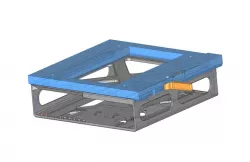 Latching Under Desk Slide Out Mount For A Lenovo M700 (or M93p) Tiny PC (With STEP File)