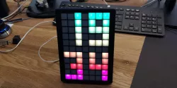 Lazy Grid Clock V2 Wall 45 deg Corner Bracket