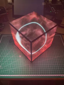 LED Cube CPU monitor P2.5