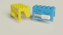 LEGO Brick Camera cover for I Mac 21inch with slider