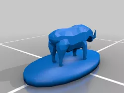 Low Poly Boar