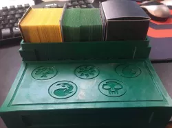 Magic the Gathering Deck Fat Pack Deck Box - 3 Sleeved Commander Decks