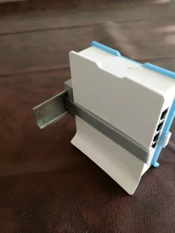 Mcrotik hAP lite din rail support