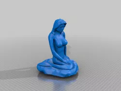 Mermaid on rock