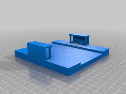 Modell einer Bushaltestelle für Blinde Menschen / Busstop Model for blind people