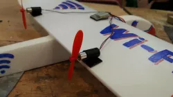 Motor mount for wi-fi aircraft model