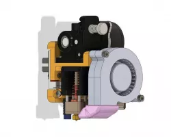 Orbiter and Mosquito toolhead for Hypercube Evolution