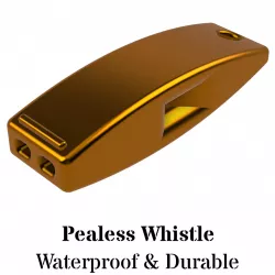 Pealess Whistle - For campers, hikers, or referees