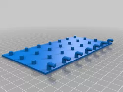 Pegboard back for Workbench Dremel Bit Storage