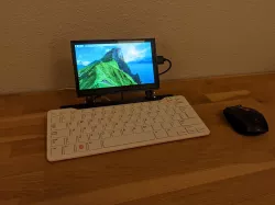 Pi 400 display mount bracket