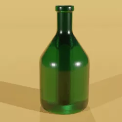 Pirate Rum Wine Bottle