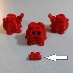 Plug for Pig Toothpaste Topper