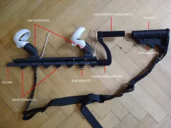 Railgun - Oculus Quest 2 Rifle Stock