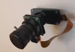 Raspberry Pi HQ Camera Ball and Socket Wall Mounted