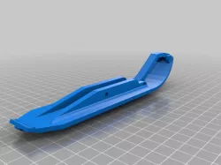 RC Snowmobile Snocross Ski