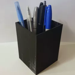Rectangle, cube, cup pencil/pen holder