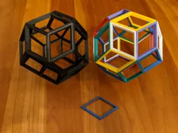 Rhombic Triacontahedron edge model