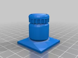 Rubber Stamp Handle - Bottle