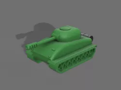 Sherman inspired toy tank