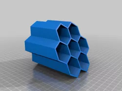 Simple Honeycomb/Hexagon Desk Organizer
