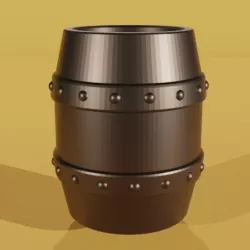 Simple Metal Barrel