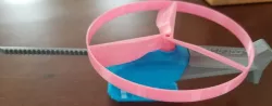 small diameter three blade rotor (for old helicopter design)