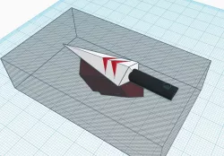 Small Princess Mononoke Dagger Keychain