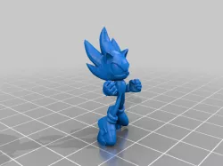 Super Sonic (Smash Bros Wii U) without base/emeralds