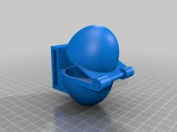 Tactical Belt-Mounted Egg Holster with latch