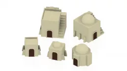 Tatooine Buildings - Star Wars Legion Terrain