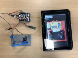 Technologie College : Barrière Bluetooth ( mockup of fence )