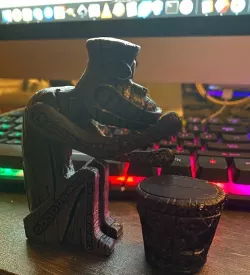 Tiki Drummer - With Less Supports